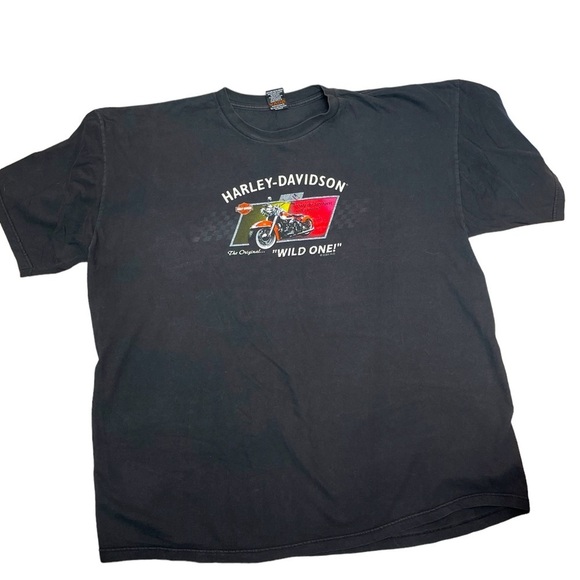 Harley Davidson 2001 Tokyo, Japan black front back tee size 3XL - Picture 1 of 8